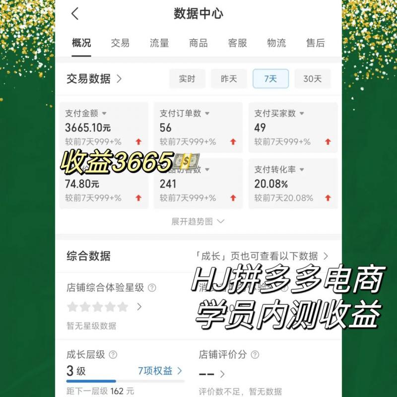 2023拼多多电商项目,稳定一天300~3000+,门槛低,出单快,一部手机即可完成2980价值教程插图(1) 流年日记