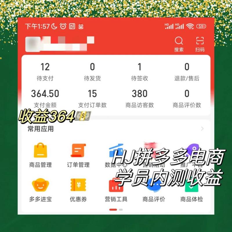 2023拼多多电商项目,稳定一天300~3000+,门槛低,出单快,一部手机即可完成2980价值教程插图(2) 流年日记