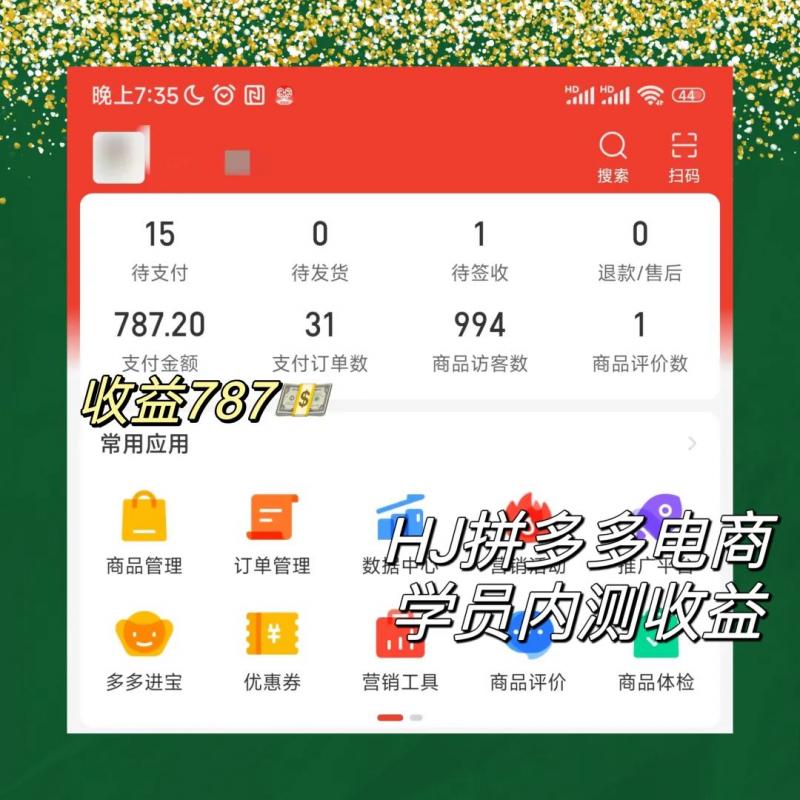 2023拼多多电商项目,稳定一天300~3000+,门槛低,出单快,一部手机即可完成2980价值教程插图(3) 流年日记