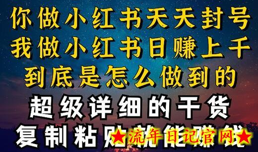 都知道小红书能引流私域变现,可为什么我能一天引流几十人变现上千,但你却频频封号违规被限流插图 都知道小红书能引流私域变现,可为什么我能一天引流几十人变现上千,但你却频频封号违规被限流插图