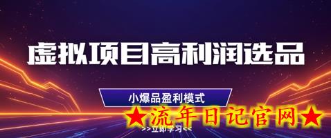 虚拟项目高利润选品方法,做好单店利润1W+,可多店倍增利润插图 虚拟项目高利润选品方法,做好单店利润1W+,可多店倍增利润插图