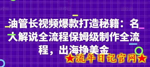 油管长视频爆款打造秘籍:名人解说全流程保姆级制作全流程,出海挣美金插图 油管长视频爆款打造秘籍:名人解说全流程保姆级制作全流程,出海挣美金插图
