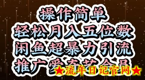闲鱼超暴力引流推广爱奇艺会员,操作简单,轻松月入5位数插图 闲鱼超暴力引流推广爱奇艺会员,操作简单,轻松月入5位数插图