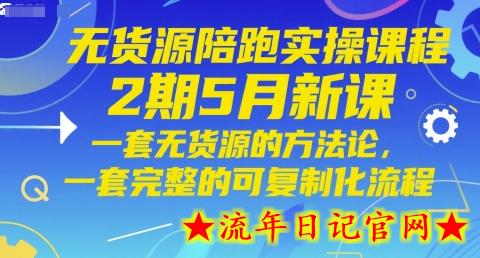 无货源陪跑实操课程2期5月新课,一套无货源的方法论,一套完整的可复制化流程插图 无货源陪跑实操课程2期5月新课,一套无货源的方法论,一套完整的可复制化流程插图