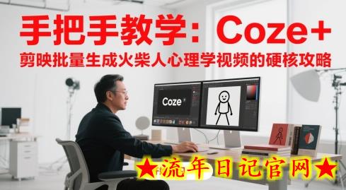 手把手教学:Coze + 剪映批量生成火柴人心理学视频的硬核攻略插图 手把手教学:Coze + 剪映批量生成火柴人心理学视频的硬核攻略插图