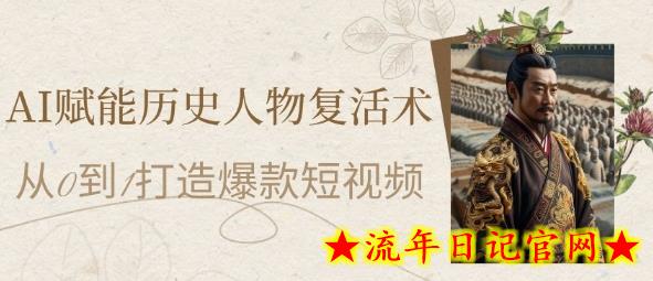 AI赋能历史人物复活术:从0到1打造爆款短视频,7天涨粉10W,小白也能月入过1W插图 AI赋能历史人物复活术:从0到1打造爆款短视频,7天涨粉10W,小白也能月入过1W插图