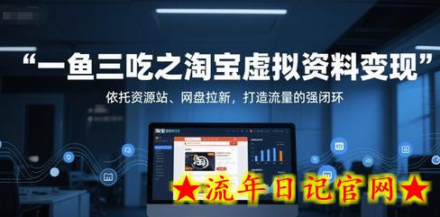 一鱼三吃之淘宝虚拟资料变现,依托资源站、网盘拉新,打造流量的强闭环插图 一鱼三吃之淘宝虚拟资料变现,依托资源站、网盘拉新,打造流量的强闭环插图