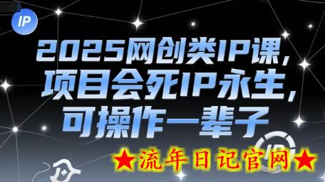 2025网创类IP课,项目会死IP永生,可操作一辈子插图 2025网创类IP课,项目会死IP永生,可操作一辈子插图