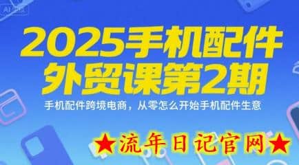 2025手机配件外贸课第2期,手机配件跨境电商,从零怎么开始手机配件生意插图 2025手机配件外贸课第2期,手机配件跨境电商,从零怎么开始手机配件生意插图