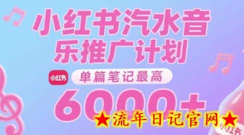 汽水音乐推广计划,无门槛,0粉丝可做,通过小红书发布笔记,单篇笔记最高收益6k+插图 汽水音乐推广计划,无门槛,0粉丝可做,通过小红书发布笔记,单篇笔记最高收益6k+插图