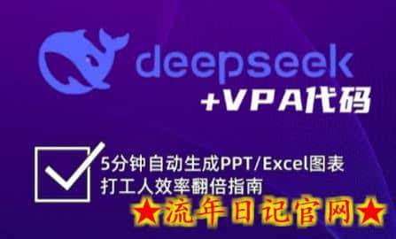 deepseek+VPA代码,5分钟自动生成PPT/Excel图表打工人效率翻倍指南(更新7月)插图 deepseek+VPA代码,5分钟自动生成PPT/Excel图表打工人效率翻倍指南(更新7月)插图