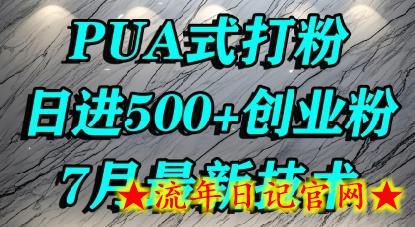 怎么打创业粉,PUA制造焦虑,单人日引500+精准流量插图 怎么打创业粉,PUA制造焦虑,单人日引500+精准流量插图