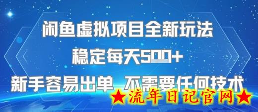 闲鱼虚拟项目全新玩法稳定每天5张+新手容易出单 不需要任何技术插图 闲鱼虚拟项目全新玩法稳定每天5张+新手容易出单 不需要任何技术插图