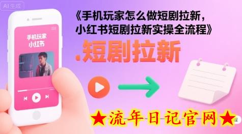 手机玩家怎么做短剧拉新,小红书短剧拉新实操全流程插图 手机玩家怎么做短剧拉新,小红书短剧拉新实操全流程插图