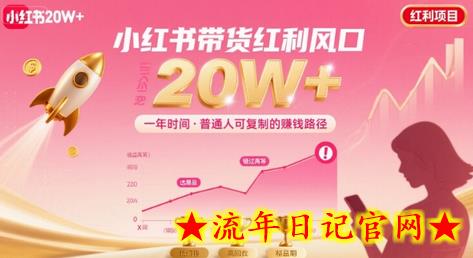 一年时间靠小红书带货项目年入20w+,最不能错的大红利项目插图 一年时间靠小红书带货项目年入20w+,最不能错的大红利项目插图