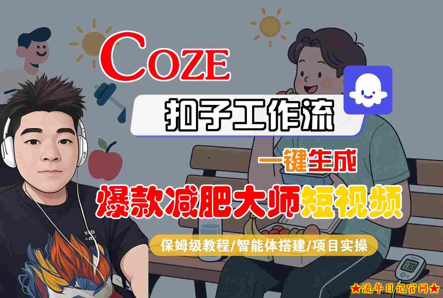 COZE扣子工作流一键生成爆款减肥大师短视频,保姆级教程-智能体搭建-项目实操插图 COZE扣子工作流一键生成爆款减肥大师短视频,保姆级教程-智能体搭建-项目实操