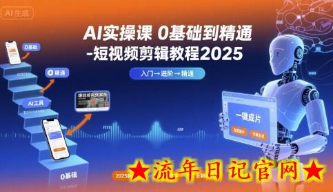 AI实操课0基础到精通-短视频剪辑教程2025插图 AI实操课0基础到精通-短视频剪辑教程2025