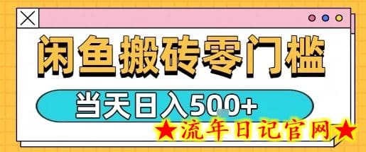 闲鱼零门槛搬砖项目,只要做就能够挣钱,一天可以3张插图 闲鱼零门槛搬砖项目,只要做就能够挣钱,一天可以3张