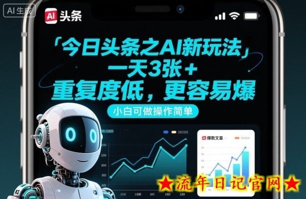 今日头条之AI新玩法,一天3张+,重复度低,更容易爆,小白可做操作简单插图 今日头条之AI新玩法,一天3张+,重复度低,更容易爆,小白可做操作简单