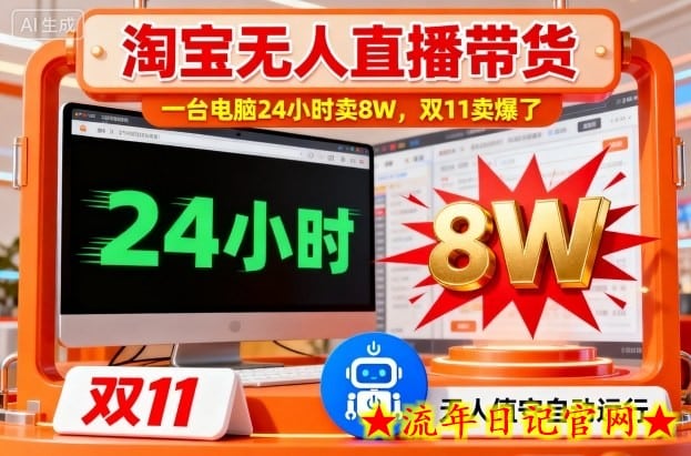 淘宝无人直播带货,一台电脑214小时卖8W,双11卖爆了【揭秘】插图 淘宝无人直播带货,一台电脑214小时卖8W,双11卖爆了【揭秘】