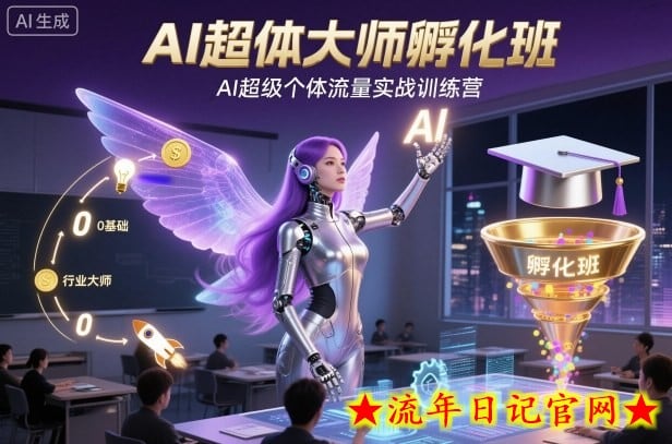 AI超体大师孵化班,AI超级个体流量实战训练营插图 AI超体大师孵化班,AI超级个体流量实战训练营