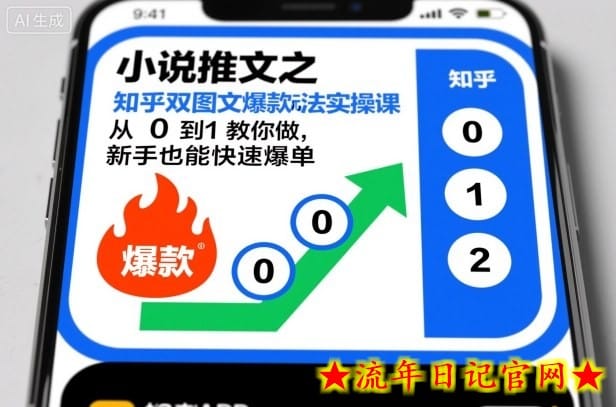 小说推文之知乎双图文爆款玩法实操课,从0到1教你做,新手也能快速爆单插图 小说推文之知乎双图文爆款玩法实操课,从0到1教你做,新手也能快速爆单