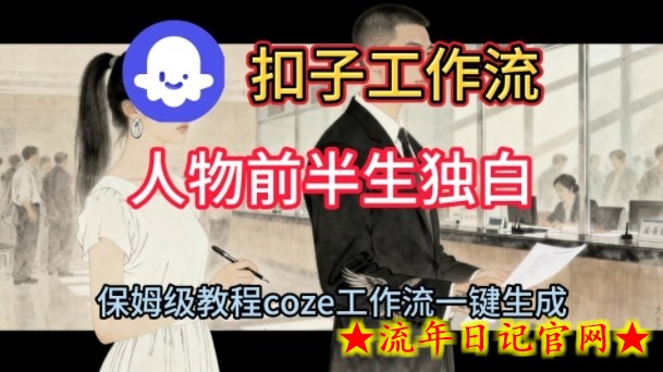 Coze扣子工作流一键生成人物前半生独白短视频,保姆级搭建教程插图 Coze扣子工作流一键生成人物前半生独白短视频,保姆级搭建教程