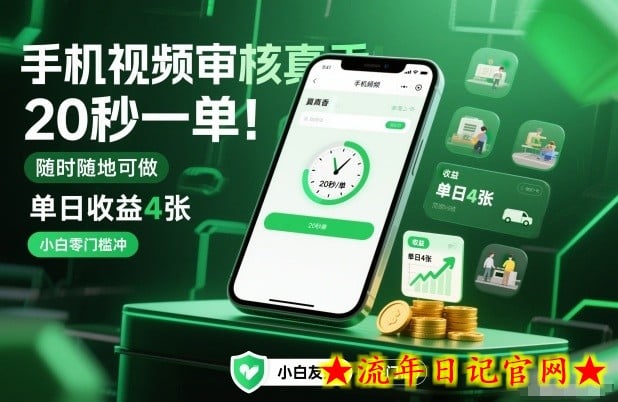 手机视频审核真香!20秒一单,随时随地可做,单日收益4张,小白零门槛冲【揭秘】插图 手机视频审核真香!20秒一单,随时随地可做,单日收益4张,小白零门槛冲【揭秘】