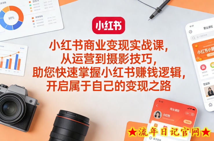 小红书商业变现实战课,从运营到摄影技巧,助您快速掌握小红书賺钱逻辑,开启属于自己的变现之路插图 小红书商业变现实战课,从运营到摄影技巧,助您快速掌握小红书賺钱逻辑,开启属于自己的变现之路