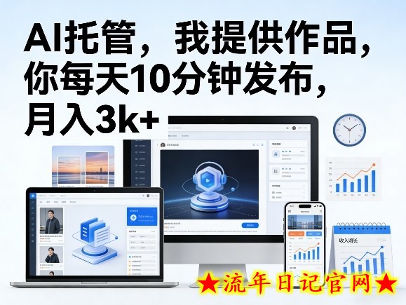 公众号AI托管,我提供作品,你每天10分钟发布,月入3k+【揭秘】插图 公众号AI托管,我提供作品,你每天10分钟发布,月入3k+【揭秘】