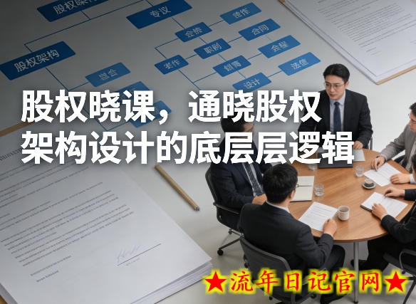 股权晓课,通晓股权架构设计的底层逻辑插图 股权晓课,通晓股权架构设计的底层逻辑