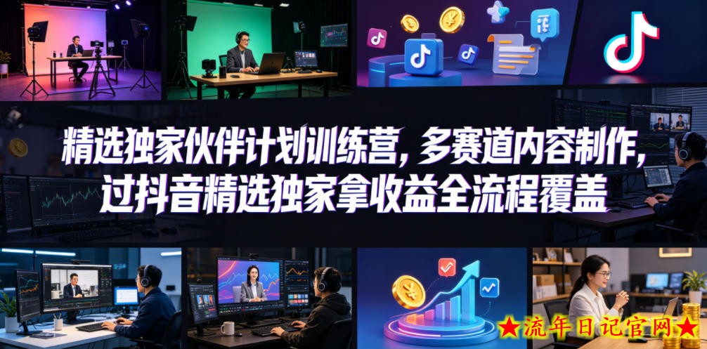 小豁食堂精选独家伙伴计划训练营,多赛道内容制作,过抖音精选独家拿收益全流程覆盖插图 小豁食堂精选独家伙伴计划训练营,多赛道内容制作,过抖音精选独家拿收益全流程覆盖