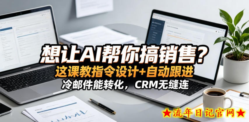 想让AI帮你搞销售?这课教指令设计+自动跟进,冷邮件能转化,CRM无缝连!【原创双语字幕】插图 想让AI帮你搞销售?这课教指令设计+自动跟进,冷邮件能转化,CRM无缝连!【原创双语字幕】