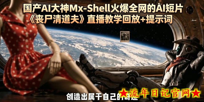 国产AI大神Mx-Shell火爆全网的AI短片《丧尸清道夫》直播教学回放+提示词插图 国产AI大神Mx-Shell火爆全网的AI短片《丧尸清道夫》直播教学回放+提示词