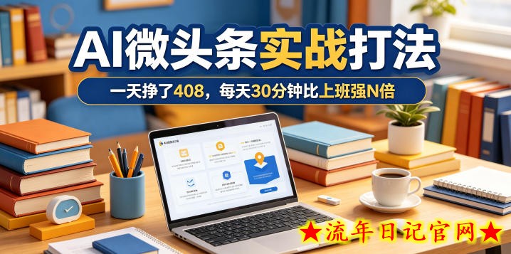 一天挣了408,AI微头条实战打法,每天30分钟比上班强N倍插图 一天挣了408,AI微头条实战打法,每天30分钟比上班强N倍