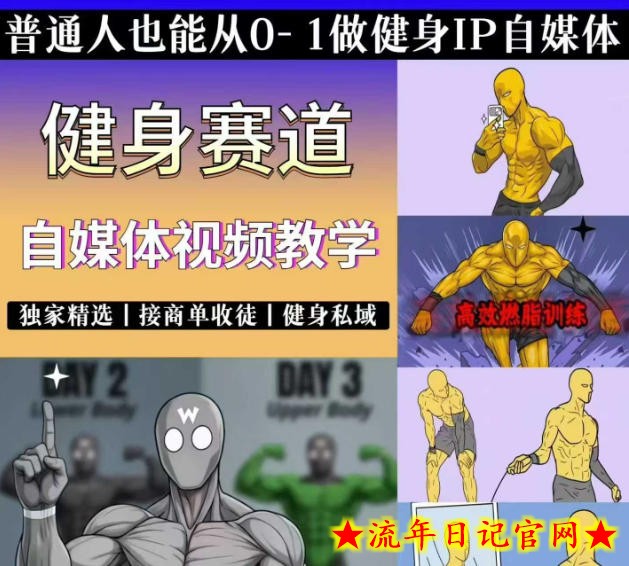 抖音某博主的健身热门短视频赛道教学,精选独家,接商单或者健身私域,零基础也能快速入局插图 抖音某博主的健身热门短视频赛道教学,精选独家,接商单或者健身私域,零基础也能快速入局