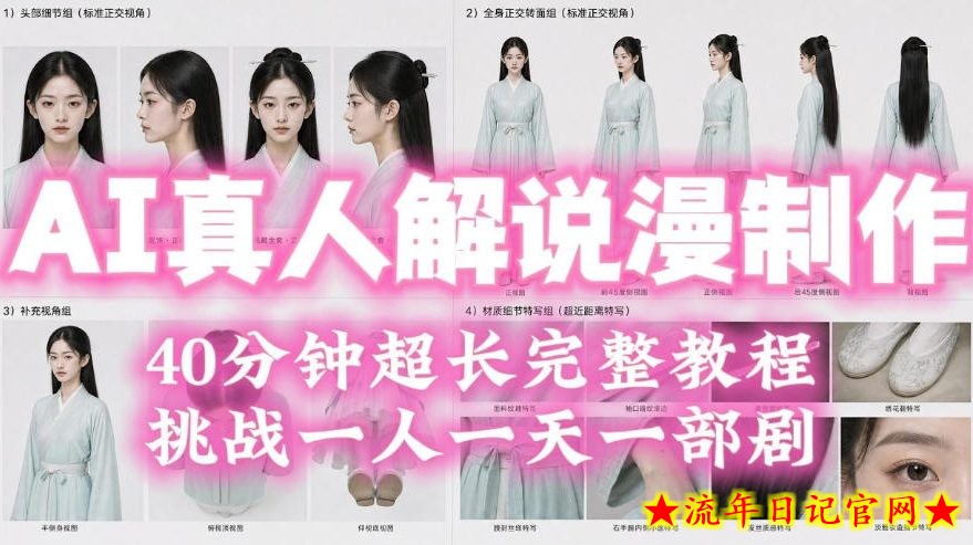 2026年AI真人解说漫剧自动批量化制作教程,40分钟超长完整,自动批量化制作,挑战一人一天一部剧!插图 2026年AI真人解说漫剧自动批量化制作教程,40分钟超长完整,自动批量化制作,挑战一人一天一部剧!