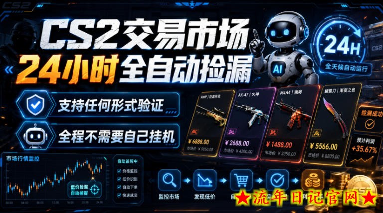 CS2交易市场24小时全自动捡漏,专注此项目多年,视频登各种方式验证,欢迎咨询,全程只需自己的手机就可完成所有操作【揭秘】插图 CS2交易市场24小时全自动捡漏,专注此项目多年,视频登各种方式验证,欢迎咨询,全程只需自己的手机就可完成所有操作【揭秘】