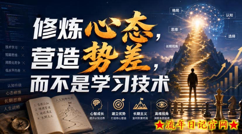 付费文章:修炼心态,营造势差,而不是学习技术插图 付费文章:修炼心态,营造势差,而不是学习技术