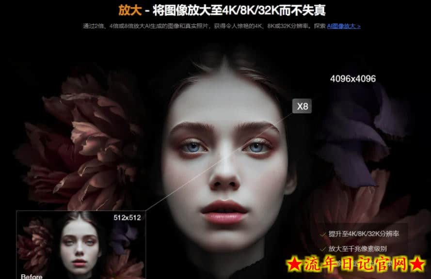 Win/Mac双端支持!最新永久终身版,支持老照片修复,图片变清晰无损放大工具,Aiarty Image Enhancer插图(1) Win/Mac双端支持!最新永久终身版,支持老照片修复,图片变清晰无损放大工具,Aiarty Image Enhancer