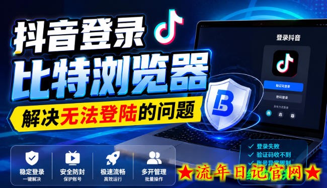 抖音登录比特浏览器,解决无法登陆的问题插图 抖音登录比特浏览器,解决无法登陆的问题
