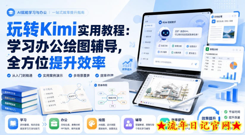 玩转Kimi实用教程:学习办公绘图辅导,全方位提升效率插图 玩转Kimi实用教程:学习办公绘图辅导,全方位提升效率