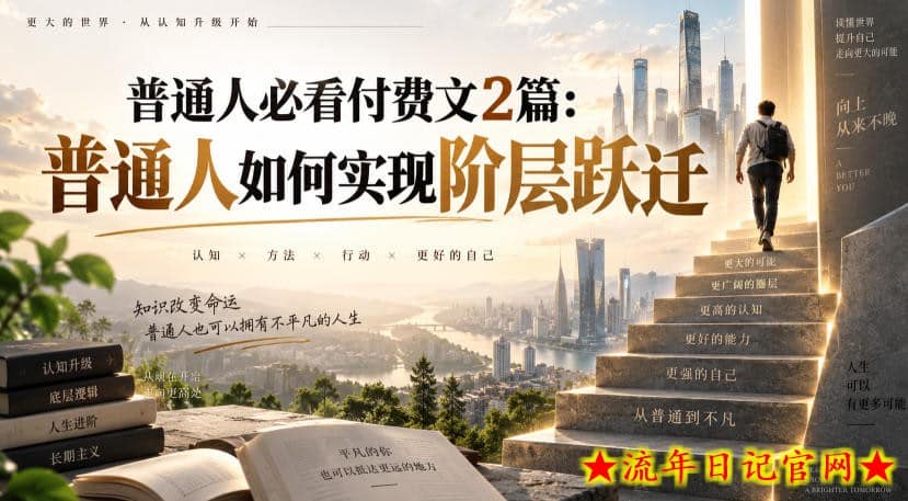普通人必看付费文2篇:普通人如何实现阶层跃迁插图 普通人必看付费文2篇:普通人如何实现阶层跃迁