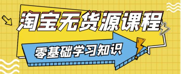 淘宝无货源课程，有手就行，只要认字，小学生也可以学会-流年日记