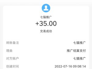 七喵影视今日提现到账,影视点击+挂机机器人,怎么做?-流年日记