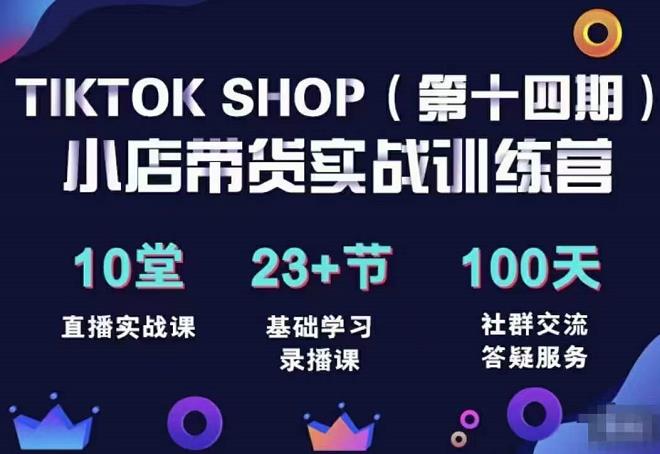 TikTokShop全球店带货训练营（14期）打开全球流量新思维，出海抢占全球新流量，一店卖全球-流年日记