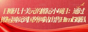 日赚几十美元的搬运小项目：通过搬运网页到国外网站出售Html5赚钱-流年日记
