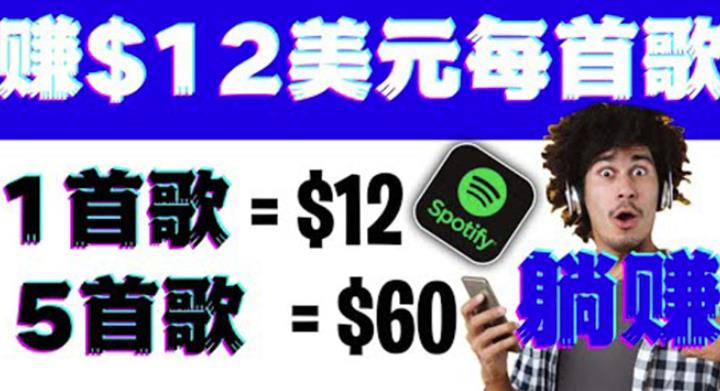 听歌赚美金项目,每听一首歌就赚12美元,结合推送网站赚更多【视频教程】插图 听歌赚美金项目,每听一首歌就赚12美元,结合推送网站赚更多【视频教程】插图