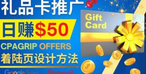 利用免费的Google Site设计高转化的着陆页，推广CPA日赚50美元-流年日记