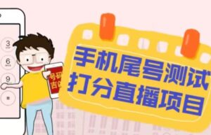最新抖音爆火的手机尾号测试打分无人直播项目,2023轻松创业日入几百+【打分脚本+详细教程】-流年日记